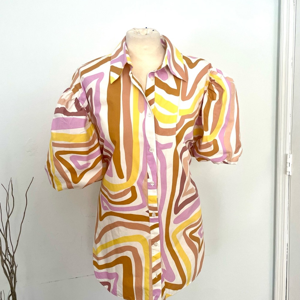 ASOS puffy sleeves shirt
